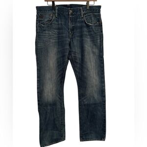 Polo Ralph Lauren Vintage Varick Slim Straight Jeans 34x30 Medium Wash Deadstock